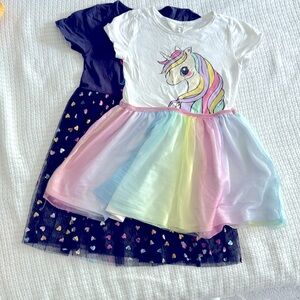H&M unicorn dresses